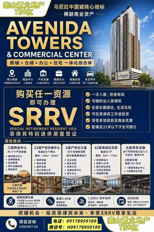 马尼拉中国城地标项目 · Avenida Towers & Commercial Center-manila58.com