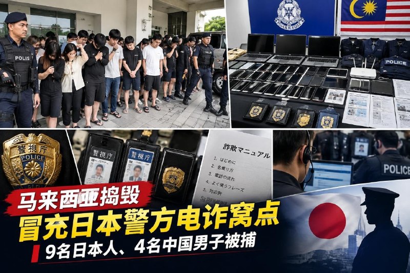 #马来西亚捣毁冒充日本警方电诈窝点 …-manila58.com